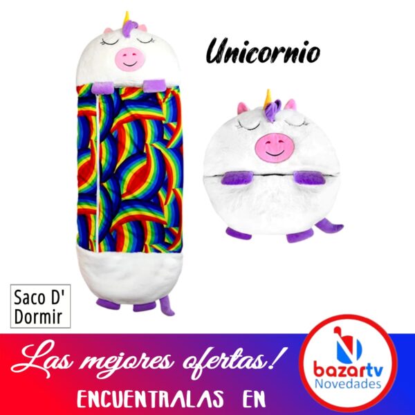 Saco de Dormir Unicornio Morado