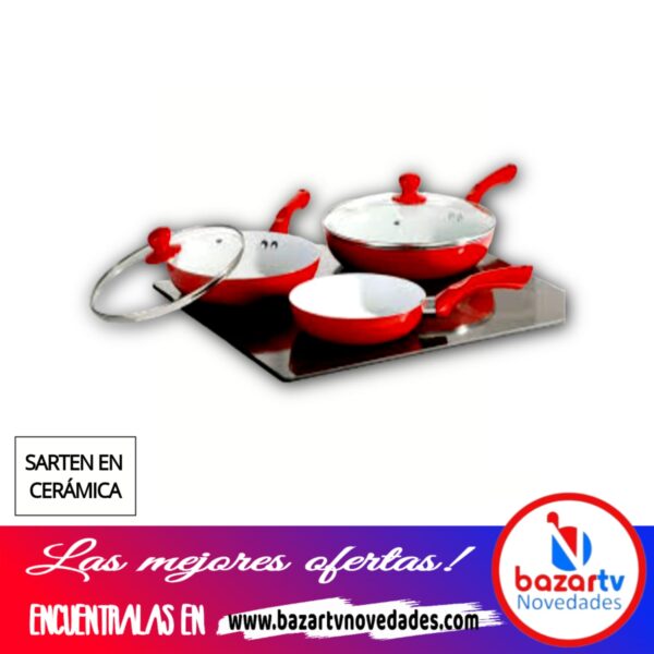 Sartenes en Ceramica