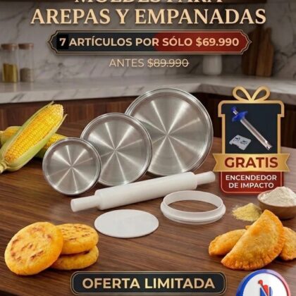 MOLDE DE AREPAS Y EMPANADAS